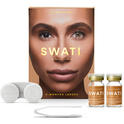 Swati SWATI Brown Coloured Contact Lenses 6-Months 1 Pair