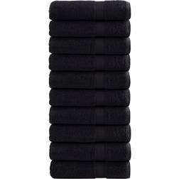 vidaXL Solund Guest Towel Black (100x50cm)