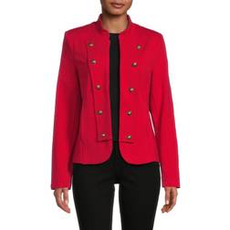 Tommy Hilfiger Adjustable Button Front Jacket - Chili Pepper