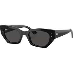 Ray-Ban ZENA BIO-BASED Gafas de sol Negro Montura Gris Lentes