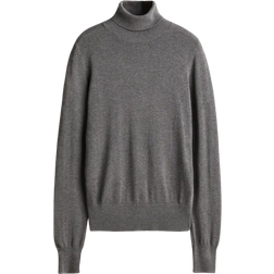 H&M Polo Neck Jumper - Grey Marl