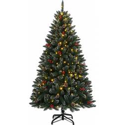 vidaXL Artificial Green/White Juletræ 150cm