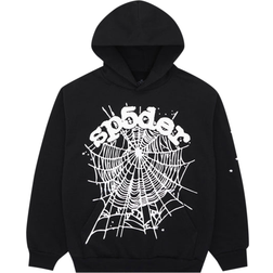 Sp5der OG Web Hoodie - Black