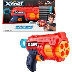 Zuru XShot Fury 4 Foam Dart Blaster inc. 16 Darts