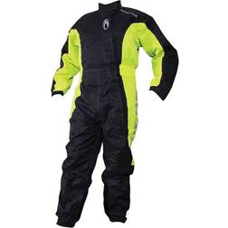 Richa Typhoon Rain Overall One Piece Over Suit Black Fluo Yellow