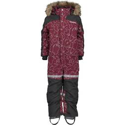 Didriksons Bjärven Special Edition Kid's Coverall - Grundsund Reflective Wine (505463-A67)