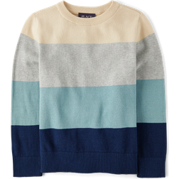 The Children's Place Boy's Striped Sweater - Tidal