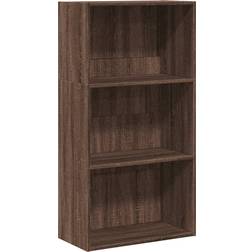 vidaXL 857905 Brown Oak Bokhylla 114cm