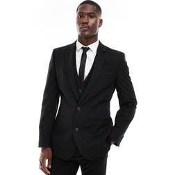 ASOS DESIGN Skinny-habitjakke - Sort