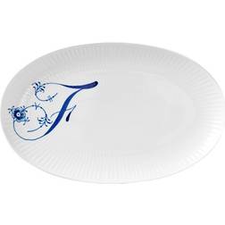 Royal Copenhagen Alfabet F Oval Assiett 23.5cm