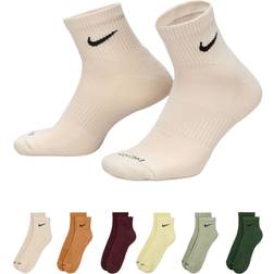 Nike Everyday Plus Cushioned Training Ankle Socks 6-pack - Multicolor