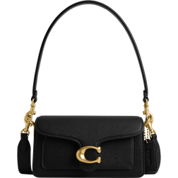 Coach Tabby Shoulder Bag 20 - Polished Pebble Leather/Brass/Black
