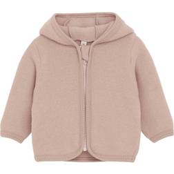 Huttelihut Ears Wool Fleece Jacket - Mahogany Rose