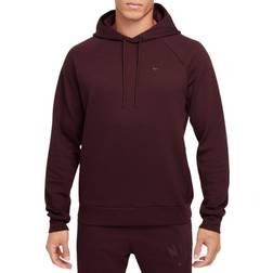 Nike Primary Fleece Men's Dri-FIT UV Pullover Performance Hoodie - Burgundy Crush