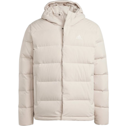 adidas Helionic Hooded Down Jacket - Wonder Beige