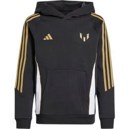 adidas Junior Messi Hooded Sweatshirt - Black