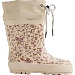 Wheat Thermal Rubber Boot - Rose Flowers