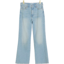 River Island High Waisted Wide Leg Jeans - Light Blue