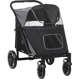Pawhut One-Click Foldable Pet Stroller 64.8x99.8cm