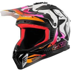 LS2 Fast II Crosshjälm Wash - Vit