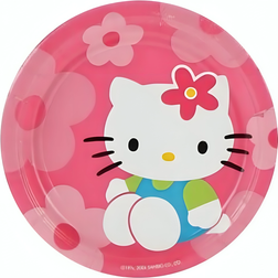 Sanrio Disposable Plates Hello Kitty Flower Fun