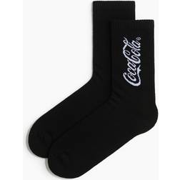 H&M Herr Strumpor Med Motiv - Svart/Coca-Cola