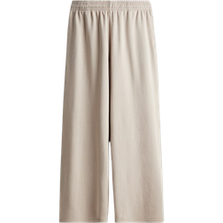 H&M Wide Jogging Pants - Light Greige