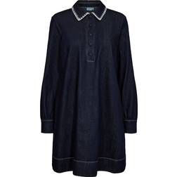 Nümph Haven Dress - Dark Blue Denim