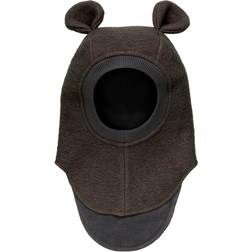 Huttelihut Kid's Ears Balaclava - Dark Brown Melange