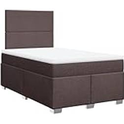 vidaXL Ramsäng Med Madrass 120 x 190 cm Tyg Kontinentalsäng