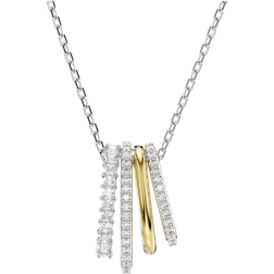 Swarovski Hyperbola Pendant - Silver/Gold/Transparent