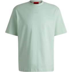 HUGO BOSS Dapolino Logo Print Relaxed Fit T-shirt - Light Green