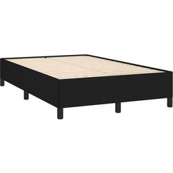 vidaXL uden Madras 120x190 cm Stof Sort Sengeramme