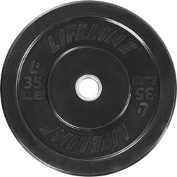 Lifeline Olympic Rubber Bumper Plate 35lbs