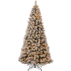 The Holiday Aisle Guillema Green/White Christmas Tree 108"