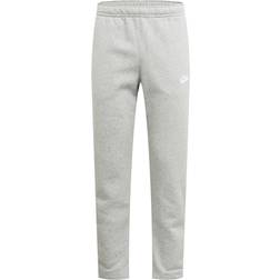 Nike Sportswear Club Fleece Men's Trousers - Dark Grey Heather/Matte Silver/White