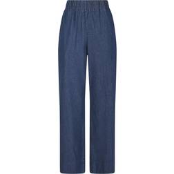 Neo Noir Yana Denim Long Pants Dam Wide Jeans - Dark Blue
