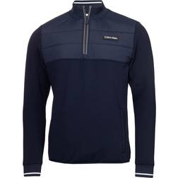 Calvin Klein Baylor Creek Hybrid Half Zip Pullover Evening Blue Evening Blue