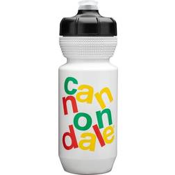 Cannondale Gripper Stacked Bottle 600ml White/Yellow