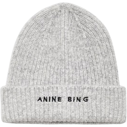 Anine Bing Elia Beanie - Light Heather Grey