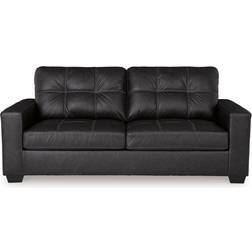 Signature Design by Ashley Barlin Mills Queen Black Sofa 85" 3 Seater