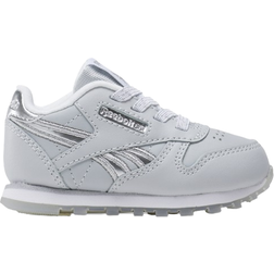 Reebok Toddler Classic Leather - White/Silver/Moon