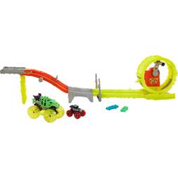 Hot Wheels Monster Trucks Power Smashers Charge & Chase Challenge Track Set