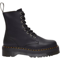 Dr. Martens Jadon Boot Genix Nappa Reclaimed Leather Platforms - Black
