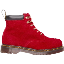 Dr. Martens 939 Ben Suede Padded Collar Lace Up Boots - Dms Red