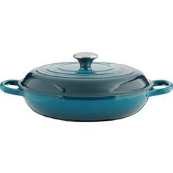 Le Creuset Deep Teal Signature Cast Iron Round mit Klappe 3.5 L 30 cm