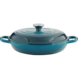 Le Creuset Deep Teal Signature Cast Iron Round with lid 0.92 gal 11.8 "