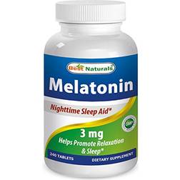 Best Naturals Melatonin 3mg 240