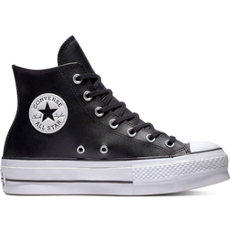 Converse Chuck Taylor All Star Leather Platform High Top W - Black/White