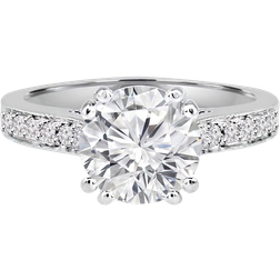 Majesty Diamonds Double Prong Ring - White Gold/Diamonds